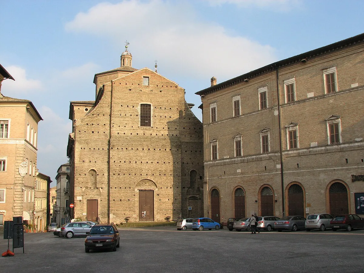 Historic stone seating tiers of the Arena Sferisterio in Macerata, Italy — 2