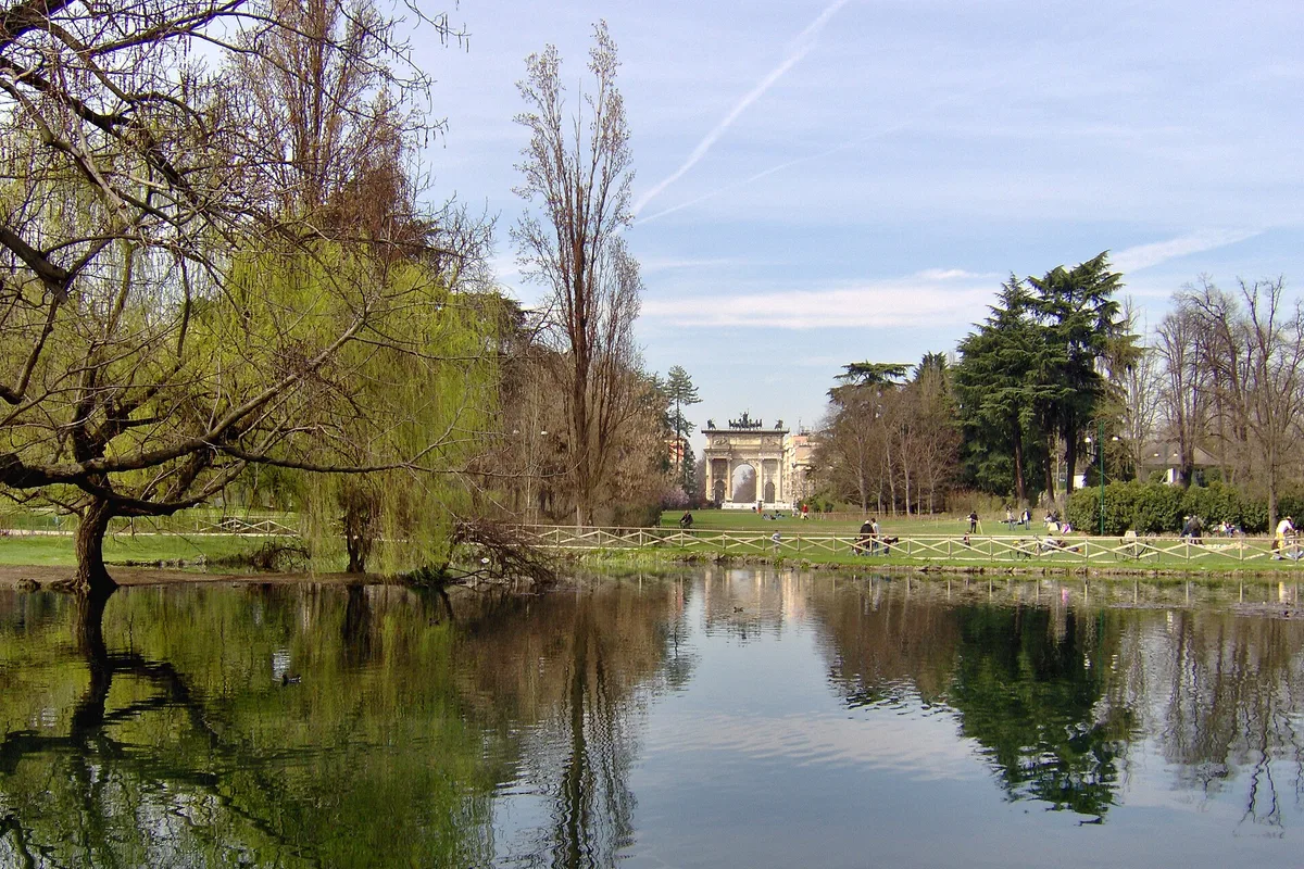 Parco Sempione beside the Castello Sforzesco in Milan