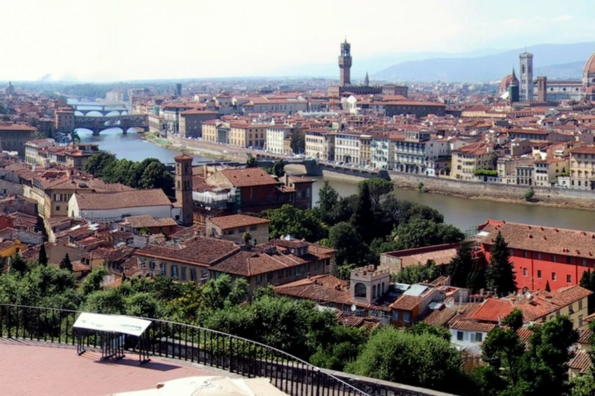 Panorama of Florence from Piazzale Michelangelo