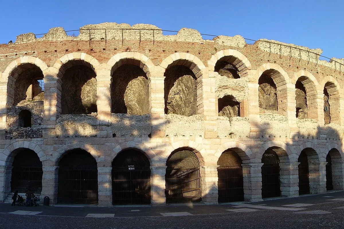 The Roman amphitheatre in Verona, home of the summer opera festival