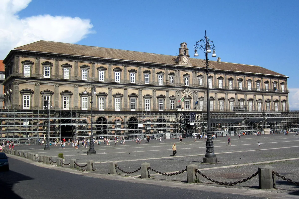 The Palazzo Reale on Piazza del Plebiscito in Naples
