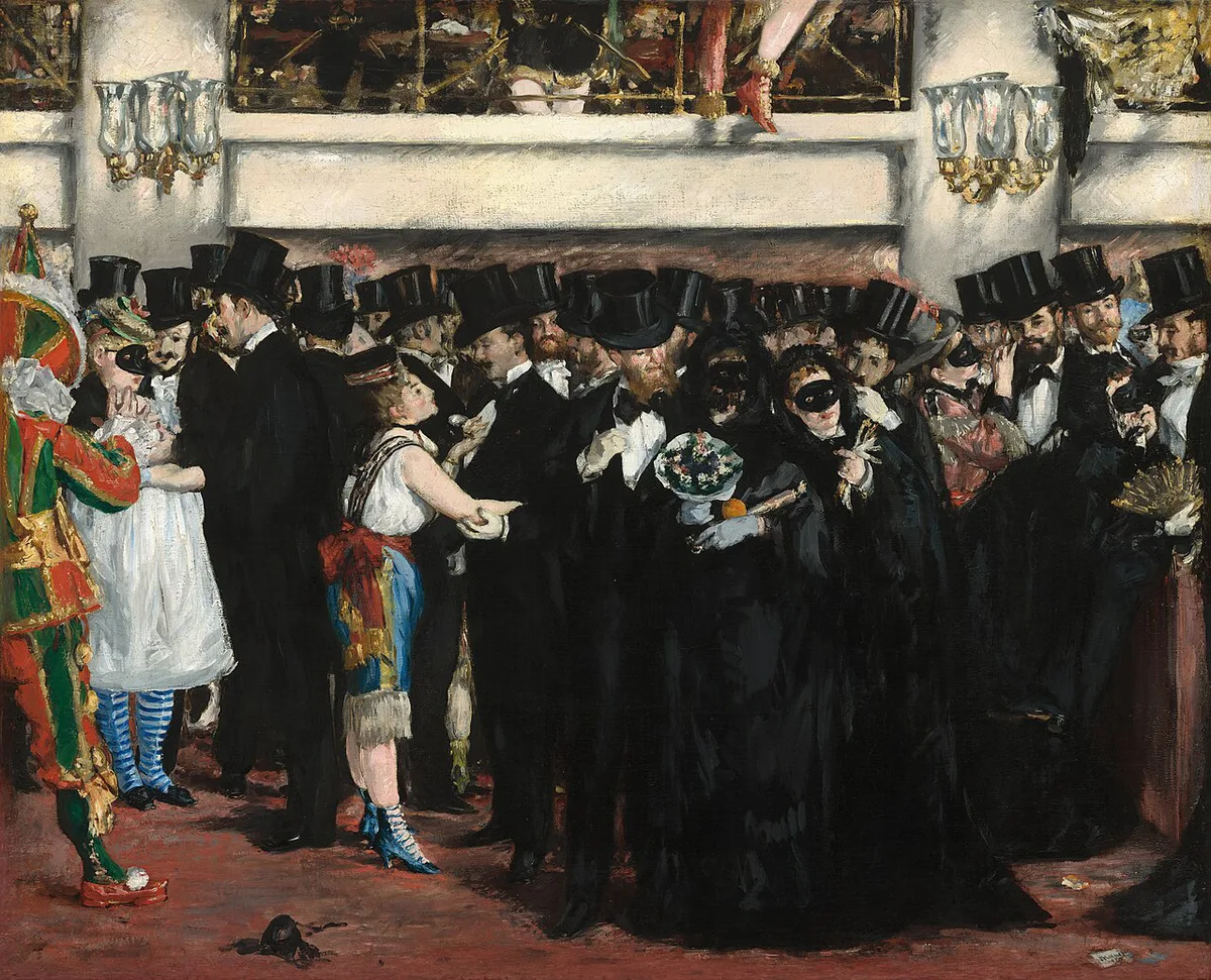 Masked Ball at the Opera (1873) Edouard Manet (National Gallery of Art  Washington D.C.) — 2