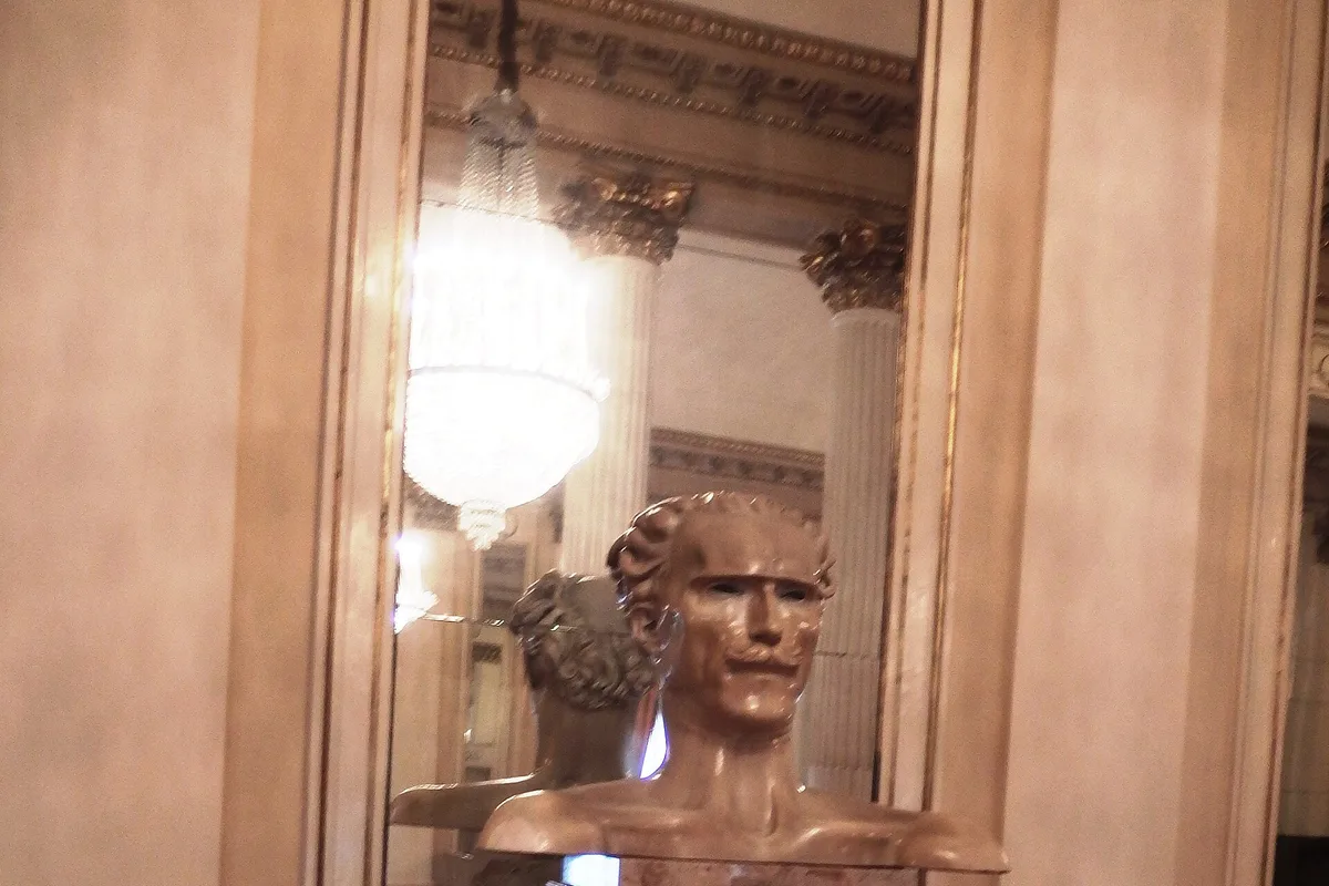 The interior of the Teatro alla Scala in Milan