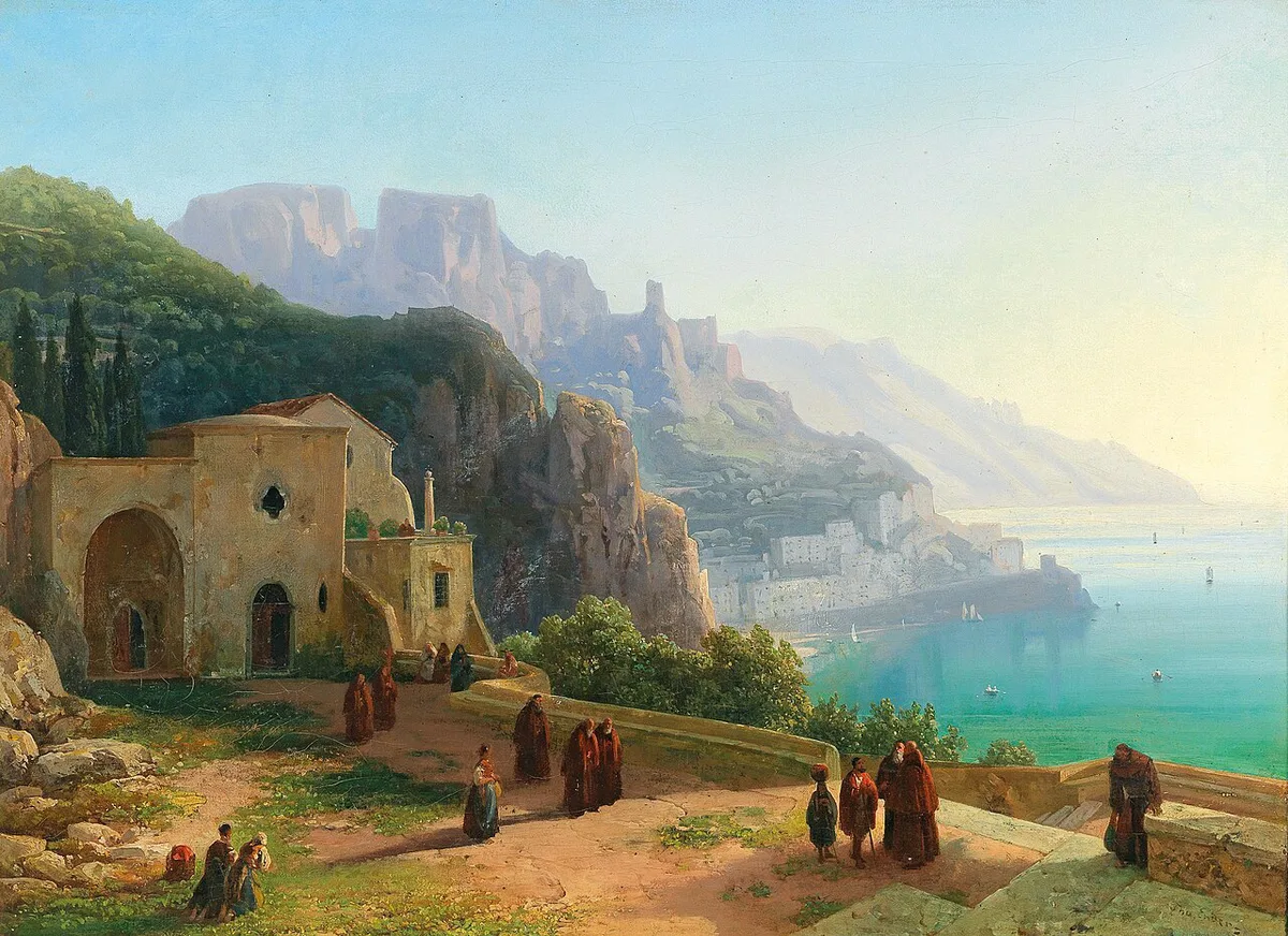 Concert on the Belvedere stage above the Amalfi Coast at the Ravello Festival — 2